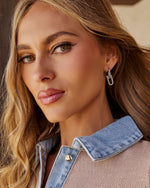 Remee Drop Metal Earrings