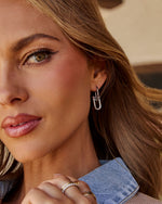 Remee Drop Metal Earrings