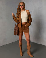 Autumn Muse Suede Jacket