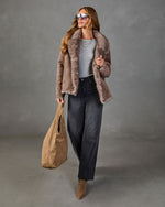 Downtown Dream Faux Fur Suede Reversible Jacket