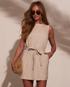 Tatum Waist Tie Mini Dress