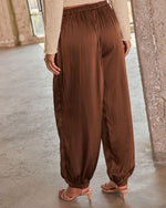 Linden Satin Balloon Pants