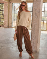 Linden Satin Balloon Pants