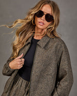 Autumn Icon Wool Bubble Hem Jacket