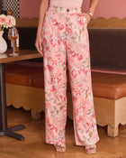 Day Takeover Floral Satin Pants