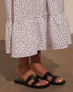 Black % Gordy Flat Sandal-8