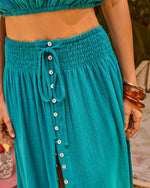 Summer Darling Front Tie Maxi Skirt