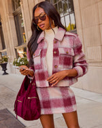 Warren Wool Plaid Mini Skirt