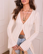 Averra Open Front Longline Cardigan