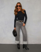 Amiri Super Stretch High Rise Straight Jeans