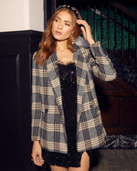 Dionne Plaid Blazer