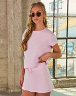 Pink % Daily Ease Short Sleeve Top-4