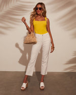 Yellow % Making Moves Bodysuit-1