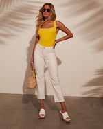 Yellow % Making Moves Bodysuit-6