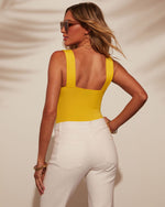 Yellow % Making Moves Bodysuit-5