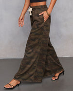 Camo % Easy Mode Drawstring Pants-3