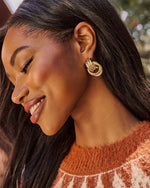 Lowen Ribbed Drop Earrings
