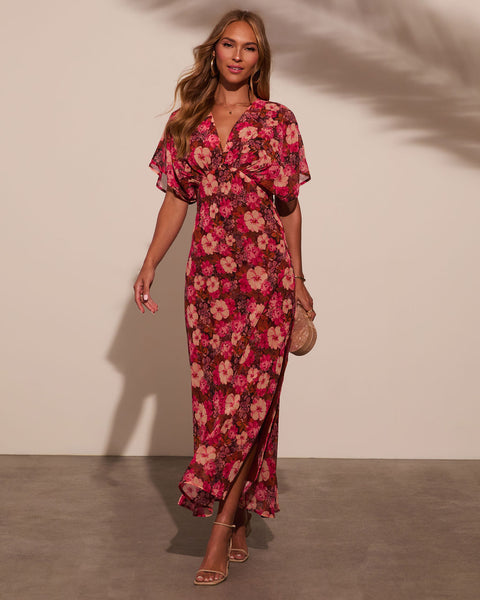 theia v neck satin dress Theia