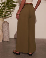 Journey On Linen Drawstring Pants