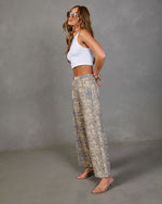 Light Leopard % Moment In Time Leopard Print Pants-3