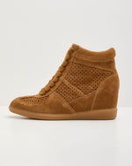 Kelis Faux Suede Wedge Sneakers