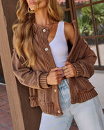 Clear Morning Ribbed Knit Sweater