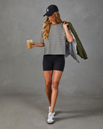 Catching On High Rise Biker Shorts
