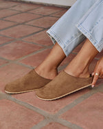 Moon Tide Faux Suede Slide Mule