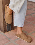 Moon Tide Faux Suede Slide Mule