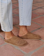 Moon Tide Faux Suede Slide Mule