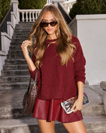 Hansin Ribbed Knit Sweater