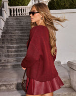 Hansin Ribbed Knit Sweater