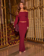 Stellan Off The Shoulder Knit Sweater