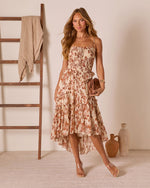 Orchid Sky High Low Midi Dress