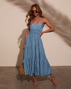 Simonah Tiered Midi Dress