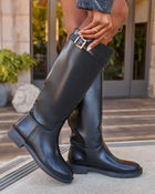 Kravitz Vegan Leather Riding Boots