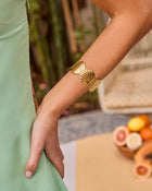 Smooth Tide Shell Cuff Bracelet