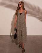 Run Wild Animal Print Jumpsuit