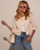 Sidney Braided Trim Twill Jacket