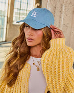 Sweet LA Babe Denim Baseball Cap
