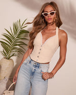 Nettie Corset Halter Neck Top