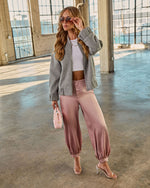 Slow Glow Bomber Jacket