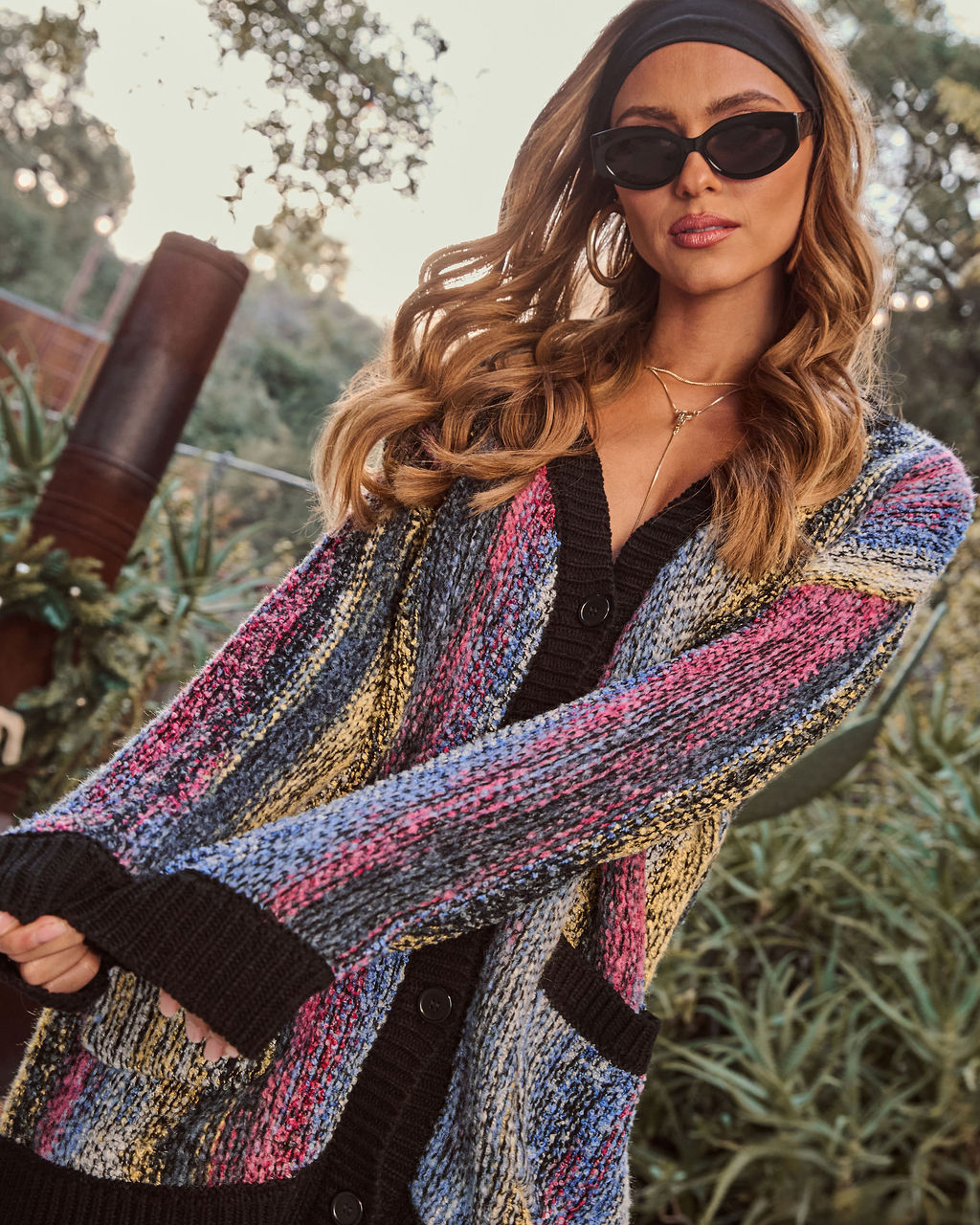 Winter Trinket Knit Multi Color Cardigan – VICI