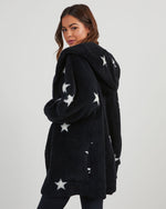Black % The Coziest Yet Pocketed Cardigan-4