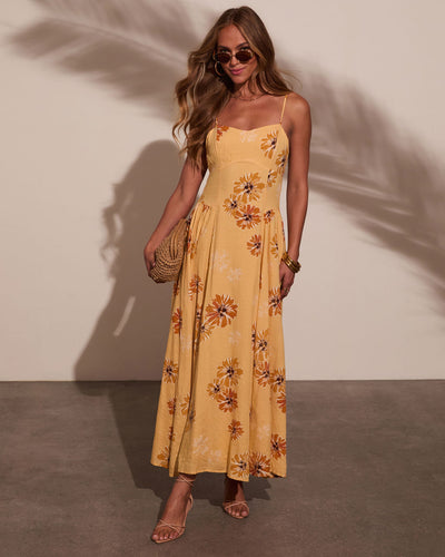 Chase The Sun Floral Maxi Dress – VICI
