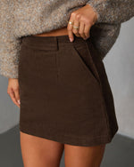 Rhodah Corduroy Mini Skirt