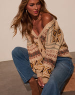 Dream Maker Abstract Knit Cardigan