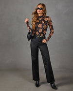 Thrill Seeker Printed Mesh Bodysuit