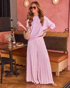 Soft Sway Pleated Wide Leg Pants