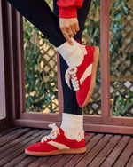 Chilled Rose Sherpa Trim Sneakers